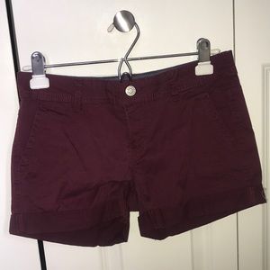 Prince & Fox maroon shorts!